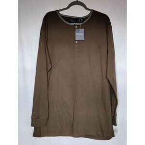 Nautica Sleepwear L Olive Green Cotton Designer Jumper Sweatshirt